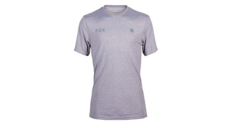 T shirt fox wordmark tech gris clair