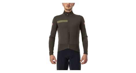 Castelli beta ros giacca a maniche lunghe marrone xl