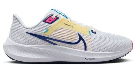 Nike air zoom pegasus 40 bianco blu scarpe da corsa donna