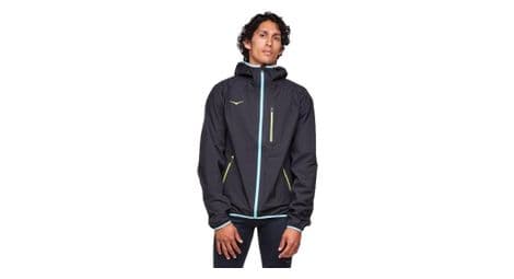 Veste imperméable hoka tecsky noir homme