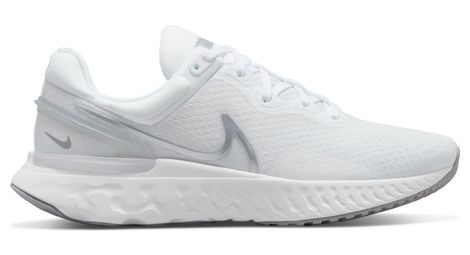 Scarpe da corsa Nike React Miler 3 da donna bianche
