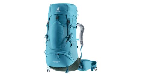 Mochila de senderismo deuter aircontact lite 45 + 10 sl azul para mujer