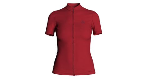 Maillot Manches Courtes 7mesh Horizon Femme Cherry Rouge
