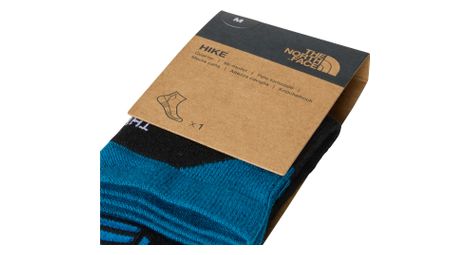 Unisex Hiking Quarter Socken Schwarz Blau