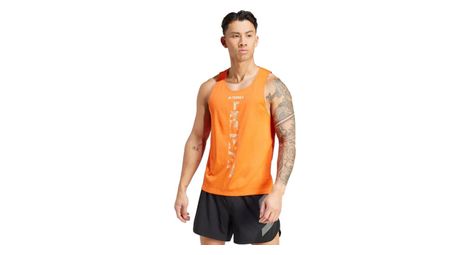 Canotta adidas terrex xperior orange da uomo m