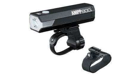Eclairage avant pour casque cateye ampp800 noir