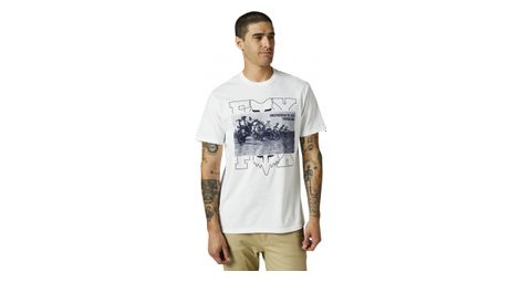 T shirt manches courtesfox head splitter premium blanc