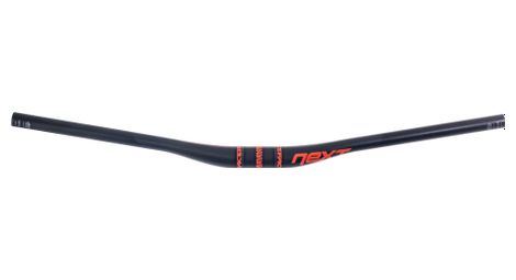 Cintre raceface next carbone 35x760 mm releve 20mm noir orange