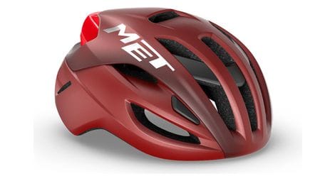 Casque met rivale mips rouge / dahila noir