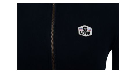 Sweatshirt Ecusson Zipper Dunkelblau