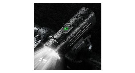 Phare de vélo de montagne 1300LM, lampe de poche rechargeable USB