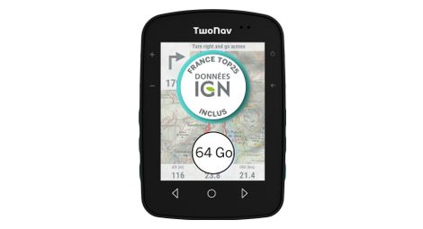 GPS Terra (64 Go) + France IGN Top25 TwoNav