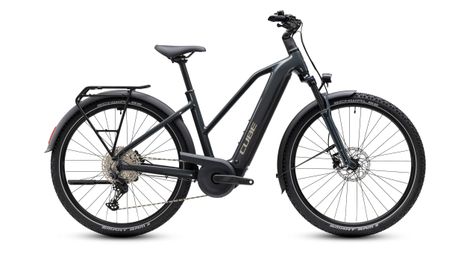 Bicicletta elettrica Cube Nuride Hybrid Performance 720 Trapeze Shimano Deore 12 V 720 Wh Bosch 75 Nm 700 mm Grigio Shadow 2027