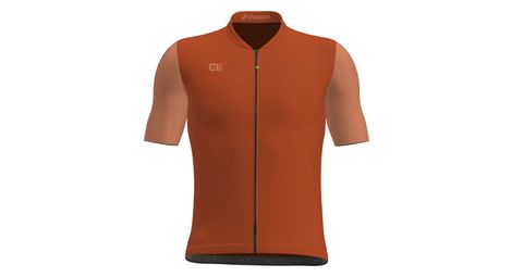 Maillot manches courtes alé adventure marron