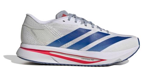 adidas adizero sl2 running shoes white blue red men s