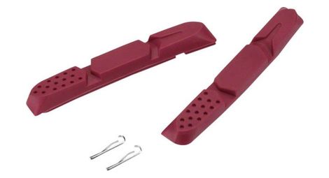 Jagwire mountain pro pastillas de freno insertos para condiciones húmedas rojo