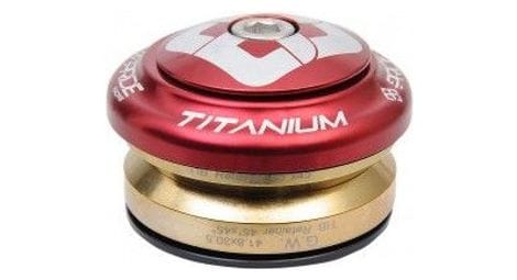 Jeu de direction pride ti45 titanium rouge 1-1/8