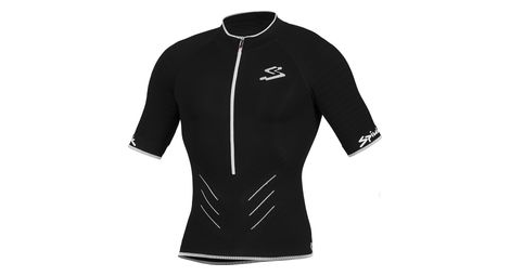Maillot manche courte spiuk team biomechanic man noir blanc