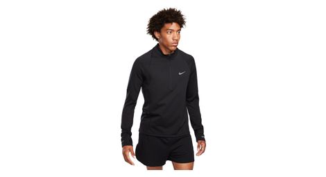 Haut thermique 1 2 zip nike therma fit storm element noir