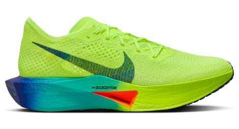 Nike zoomx vaporfly next% 3 geel blauw hardloopschoenen