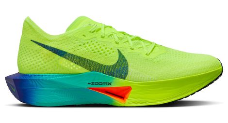 Nike zoomx vaporfly next% 3 scarpe da corsa giallo blu 45.1/2