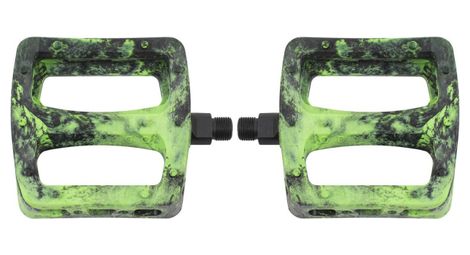 Paire de pedales odyssey twisted pro pc 9 16 vert noir