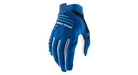 Gants longs 100% r-core bleu  xl