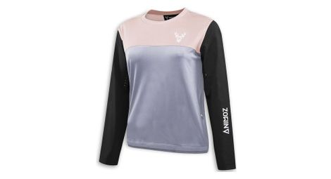 Maillot manches longues animoz wild femme violet