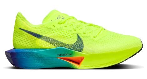 Nike zoomx vaporfly next% 3 geel blauw dames hardloopschoenen