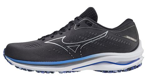 Chaussures running mizuno wave rider 25 noir / bleu