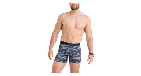 Boxer saxx quest quick-dry mesh fly waterdrop uomo nero camouflage