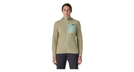 Polaire à Capuche Patagonia R1 Air Full-Zip Hoody Vert Femme