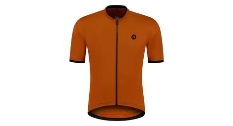 Maillot manches courtes velo rogelli essential homme cuivre