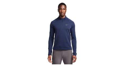 Haut thermique 1/2 zip nike therma-fit storm element bleu