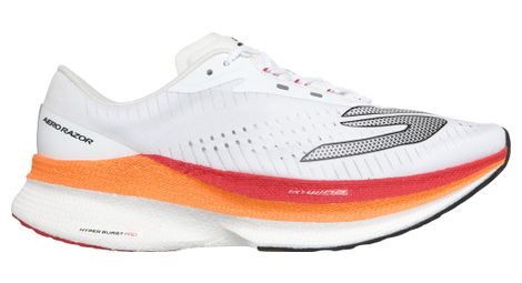 Zapatillas de running Skechers Aero Razor blancas y naranjas para hombre