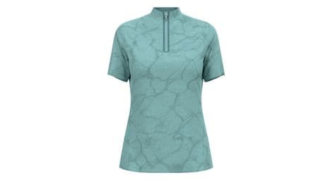 Polo femme odlo ascent chill-tec vert