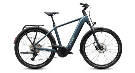 VTC Électrique Cube Nuride Hybrid Pro 800 Shimano Deore XT 12V 800 Wh Bosch 120 Nm 700 mm Bleu Deepteal 2027