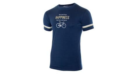 T-shirt manches courtes rubb'r happiness bleu