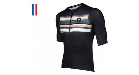 Maillot manches courtes lebram arpettaz bleu foncé coupe ajustée