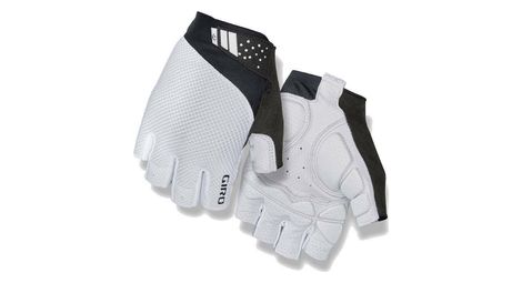 Gants courts giro monaco ii blanc noir