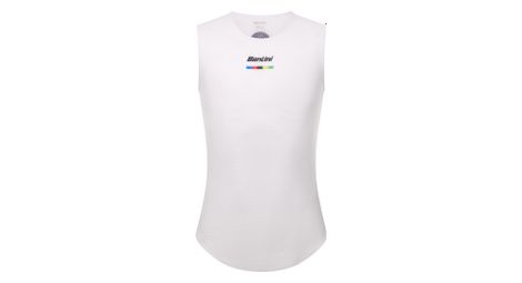 Maillot sin mangas santini uci world champion blanco