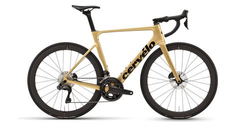 Cervélo soloist road bike shimano ultegra di2 12v 700 mm gold t.51 160/168cm - producto renovado