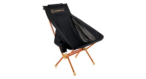 Sedia pieghevole Corto XL Nero