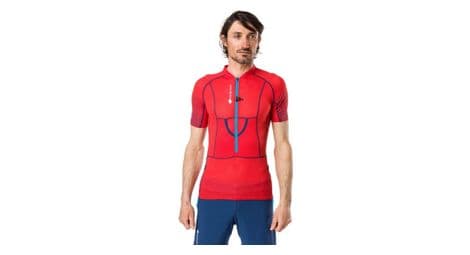 Raidlight short sleeves jersey 1/2 zip xp fit 3d red men