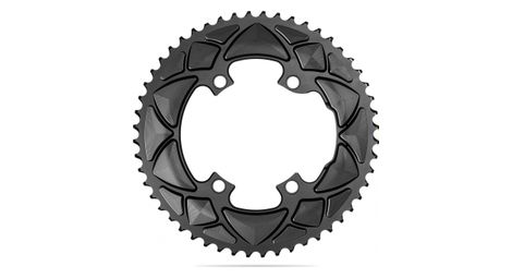 Plateau absoluteblack premium round road 110x4 bcd pour transmission shimano dura ace / ultegra 11v noir