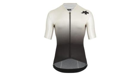 Maillot manches courtes assos equipe rs s11 ecru noir