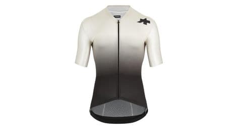 Assos equipe rs s11 ecru/black short sleeve jersey