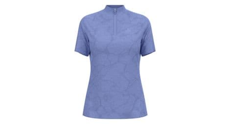 Polo femme odlo ascent chill-tec bleu