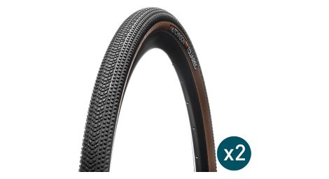 Hutchinson touareg 700mm tubeless ready blando reforzado+ tan sidewalls + protect'air sealant bundle