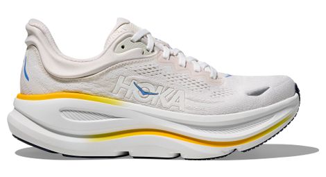 Zapatillas running hoka bondi 9 blanco/naranja, mujer